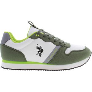 U.s. Polo Assn., Schoenen, Heren, Groen, 41 EU, Polyester, Groene Sportschoenen voor Heren