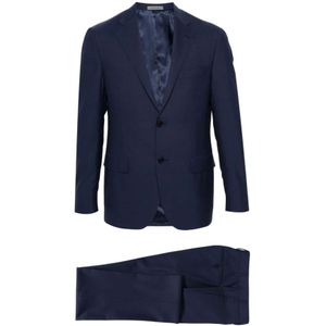 Corneliani, Blauwe Jurk voor Mannen Blauw, Heren, Maat:L