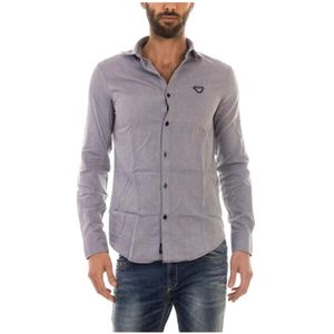 Armani Jeans, Blouses Shirts Blauw, Heren, Maat:L