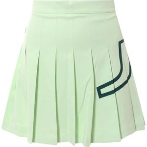 J.Lindeberg, Gerecyclede Plooirok met Shorts Detail Groen, Dames, Maat:S