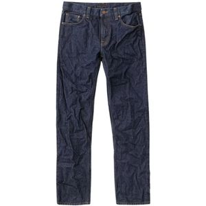 Nudie Jeans, Gritty Jackson doorweekteeps Blauw, Heren, Maat:W31
