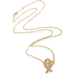 Tiffany & Co. Pre-owned, Pre-owned, Dames, Geel, ONE Size, Tweed, Pre-owned Yellow Gold necklaces