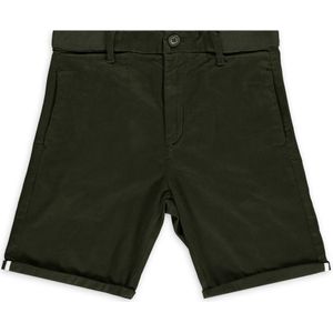 Aspact, Korte broeken, Heren, Groen, W31, Groene Chino Shorts - Trendy Design