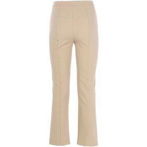 Patrizia Pepe, Broeken, Dames, Beige, XL, Elegante Skinny Zomerbroek Beige