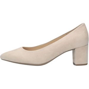 Gabor, Schoenen, Dames, Beige, 38 1/2 EU, Suède, Beige Su�ède Blokhak Pumps