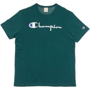 Champion, Tops, Heren, Groen, L, T-shirts