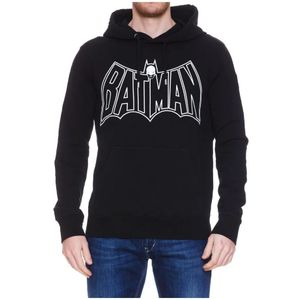 Lanvin, Sweatshirts & Hoodies, Heren, Zwart, M, Katoen, Zwarte Katoenen Sweatshirt met Capuchon