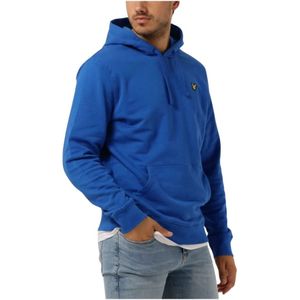 Lyle & Scott, Sweatshirts & Hoodies, Heren, Blauw, S, Heren Crewneck Pullover Sweater