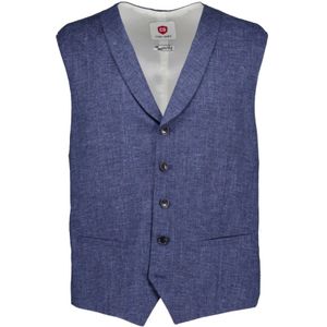 Club Of Gents, Pakken, Heren, Blauw, L, Katoen, Blauwe Gilets