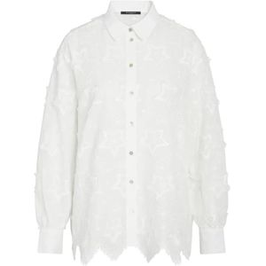 Bruuns Bazaar, Blouses & Shirts, Dames, Wit, L, Katoen, Vrouwelijke Coconutbbfelina Shirt Wit