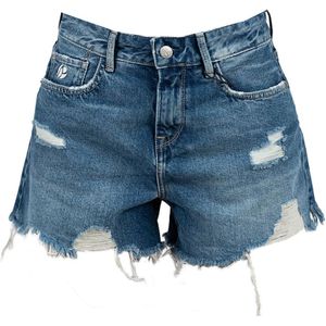 Pepe Jeans, Korte broeken, Dames, Blauw, W28, Katoen, Shorts
