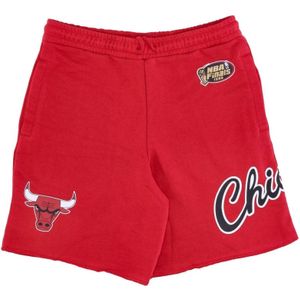 Mitchell & Ness, Korte broeken, Heren, Rood, L, Katoen, NBA Game Day Shorts Chicago Bulls