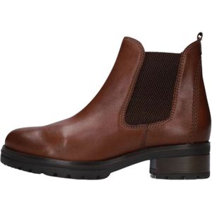 Gabor, Schoenen, Dames, Bruin, 44 EU, Leer, Cognac Chelsea Boots Stijlvol Trendy Comfort