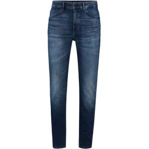 Hugo Boss, Jeans, Heren, Blauw, W32, Katoen, Taber Regular Fit Blauwe Jeans