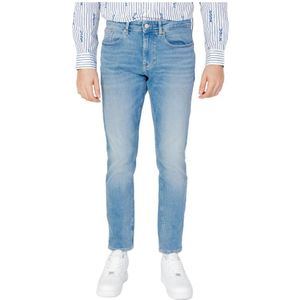 Tommy Jeans, Jeans, Heren, Blauw, W29 L32, Katoen, Blauwe Versleten Effect Jeans Mannen