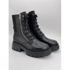 Ash, Schoenen, Dames, Zwart, 39 EU, Leer, Veterschoenen