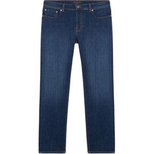 Brooks Brothers, Jeans, Heren, Blauw, W30, Katoen, Blauwe Stretch Katoenen Denim Jeans