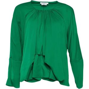 Givenchy Pre-owned, Pre-owned Fabric tops Groen, Dames, Maat:M