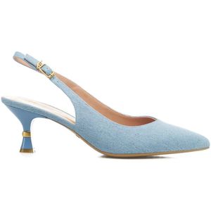 Liu Jo, Schoenen, Dames, Blauw, 38 EU, Denim, Blauwe Pumps voor Dames