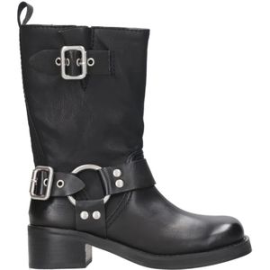 Steve Madden, En-Route Kniehoge Laarzen Zwart, Dames, Maat:38 EU