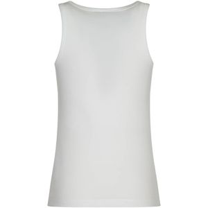 Ganni, Tops, Dames, Wit, L, Witte Stijlvolle Top