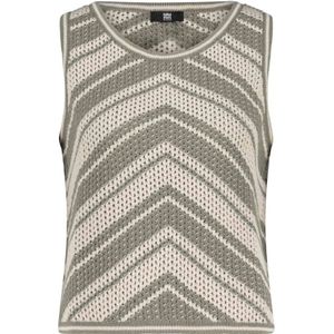 Riani, Gehaakt Design Mouwloze Top Veelkleurig, Dames, Maat:M