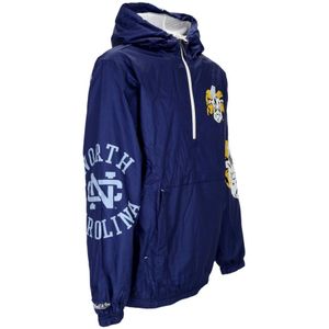 Mitchell & Ness, Jassen, Heren, Blauw, M, Nylon, North Carolina Tar Heels Windbreaker