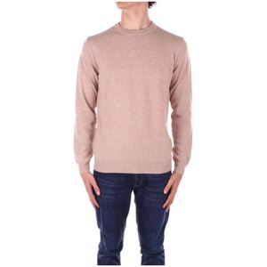 Woolrich, Truien, Heren, Beige, L, Wol, Beige Sweater Model Altezza