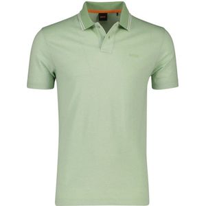 Hugo Boss, Tops, Heren, Groen, 3Xl, Katoen, Groene poloshirt korte mouw