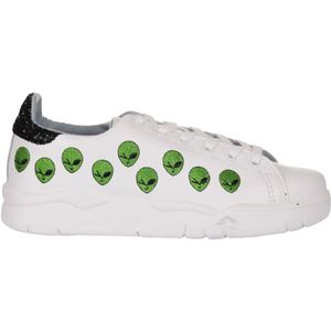 Chiara Ferragni Collection, Witte Groene Sneakers Wit, Dames, Maat:36 EU