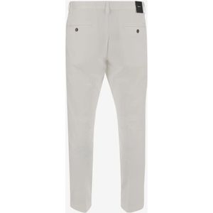 Dsquared2, Broeken, Heren, Wit, L, Witte Stijlvolle Broek