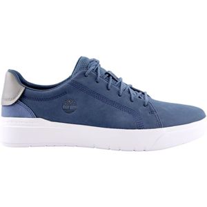 Timberland, Schoenen, Heren, Blauw, 44 1/2 EU, Denim, Donker Denim Casual Sneakers