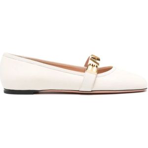 Bally, Ballerinas Wit, Dames, Maat:39 EU