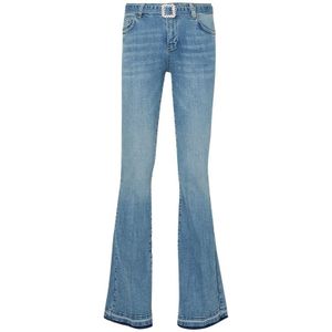 Liu Jo, Jeans, Dames, Blauw, W31, Denim, Denim Blauwe Stijlvolle Broek