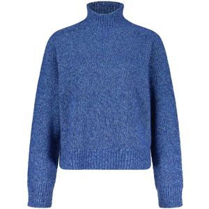 Drykorn, Stijlvolle en warme Coltrui Blauw, Dames, Maat:L