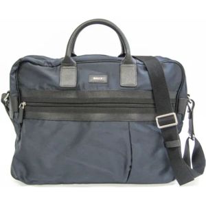 Bally Pre-owned, Pre-owned, Heren, Zwart, ONE Size, Leer, Tweedehands leren handtassen