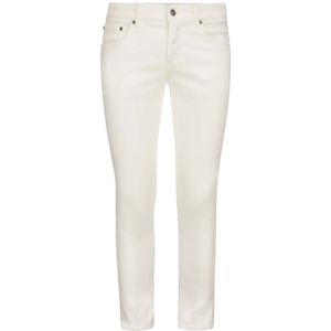 Dondup, Slim-Fit Jeans voor de moderne man Wit, Heren, Maat:W34