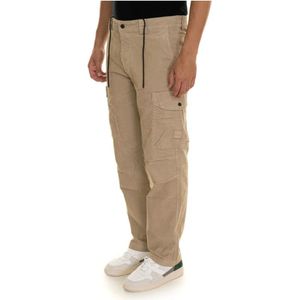 Hugo Boss, Broeken, Heren, Beige, W34 L32, Cargo broek voor mannen