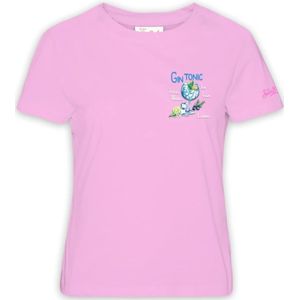 MC2 Saint Barth, Tops, Dames, Roze, L, Roze T-shirts en Polos