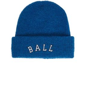 Ball, Accessoires, Dames, Blauw, ONE Size, Wol, Blauwe Beanie Hoed Baotilia Accessoires