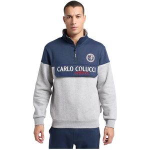 Carlo Colucci, Atletico Troyer De Pian Sweatshirt Grijs, Heren, Maat:3XL