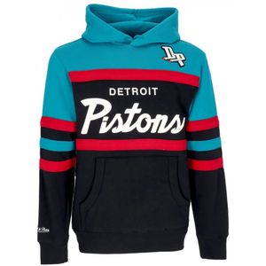 Mitchell & Ness, NBA Head Coach Hoodie Original Team Colors Veelkleurig, Heren, Maat:L