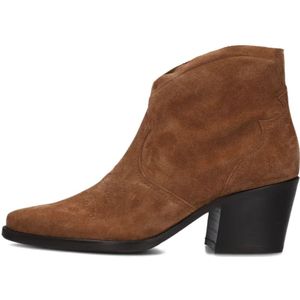 Paul Green, Schoenen, Dames, Bruin, 37 EU, Suède, City-Western Stijl Enkellaarsjes