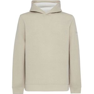 Boggi Milano, Sweatshirts & Hoodies, Heren, Beige, M, Katoen, Licht gerecyclede Scuba hoodie