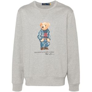 Ralph Lauren, Sweatshirts & Hoodies, Heren, Blauw, M, Blauwe Sweater Collectie