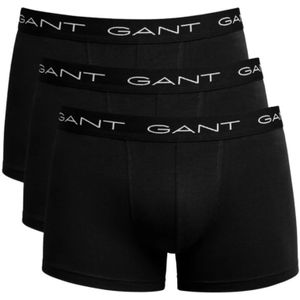 Gant, Pack Trunk Boxershorts voor heren Zwart, Heren, Maat:S