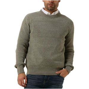 Selected Homme, Truien, Heren, Groen, S, Groene Crew Neck Sweater Rodney