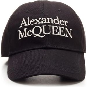 Alexander McQueen, Accessoires, Heren, Zwart, M, Stijlvolle Hoed voor Modieuze Looks