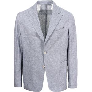 Barba, Blazers Grijs, Heren, Maat:XL