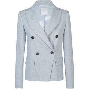 Eleventy, Blazers Blauw, Dames, Maat:S